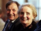 Madeleine Albrightová a Michael antovský na praské konferenci Aspen...