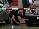 Na praském Ostrilov námstí policisté vyetovali výbuch v pední ásti...