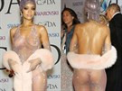 Obleená neobleená Rihanna na cenách Rady módních návrhá, která ji ocenila...