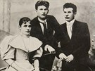 Anna Baová, Antonín a Tomá Baa na archivní fotografii