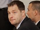 Bývalý fotbalový rozhodí Pavel Býma ped soudem.