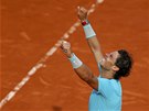 PODEVÁTÉ. Rafael Nadal má dalí titul z paíského grandslamu Roland Garros. 