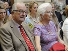 Bývalý belgický král Albert II. a královna Paola (Brusel, 7. ervna 2014)