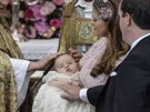 Arcibiskup Anders Wejryd poktil védskou princeznu Leonore královské kapli...