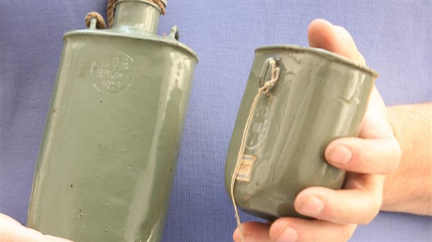 Součástí výstavy v ústeckém muzeu bude i polní lahev z první světové války.