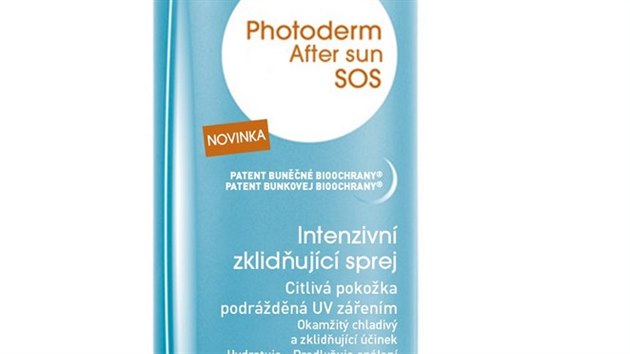 Sprej Photoderm SOS, Bioderma, ple chlad, intenzivn zkliduje a navc prodluuje oplen. 125 ml stoj 349 K.