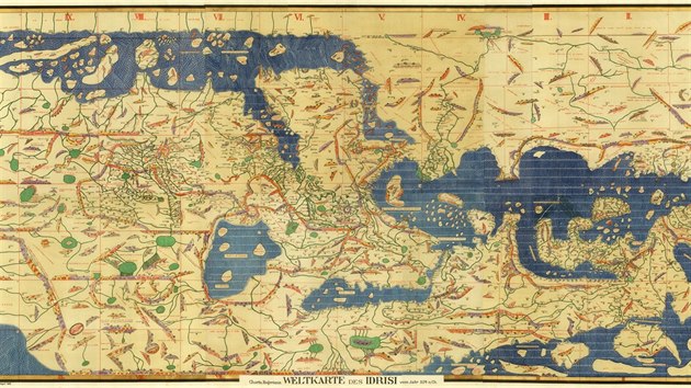 Idrisi, Rogerova mapa, 1154