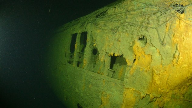 Vrak nmeck ponorky SM U-26 z prvn svtov vlky na dn Finskho zlivu.
