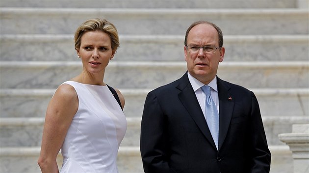 Monack kne Albert II. a jeho manelka Charlene (Monako, 6. kvtna 2014)
