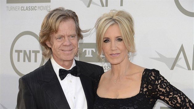 William H. Macy a Felicity Huffmanov (Los Angeles, 5. ervna 2014)