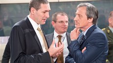 Ministr obrany Martin Stropnický se svým chorvatským protjkem Ante...