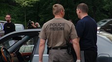 Na pra�ském Ostr�ilov� nám�stí policisté vy�et�ovali výbuch v p�ední �ásti...