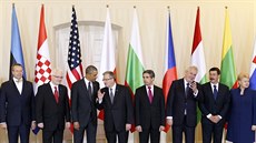 Americký prezident Barack Obama debatoval ve Varav s prezidenty stát NATO ze...