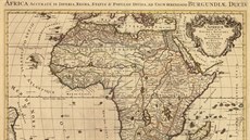 Jaillot, Alexis-Hubert, Afrika rozdlená na íe, království a státy, 1694