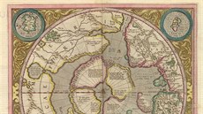 Mercator, Gerhard, mapa Arktidy z Atlasu Gerharda Mercatora, 1631