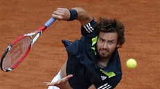 FEDERERV "KAT". Ernests Gulbis v osmifinále porazil Rogera Federera, te vyzve Tomáe Berdycha.