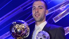 Josef Hu�bauer z mistrovské Sparty byl vyhlá�en nejlep�ím hrá�em nejvy��í...