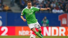 Fotbalista Jan Polák v dresu Wolfsburgu