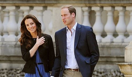 Princ William a jeho ena Catherine druhý den po svatb