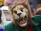 Fanouci si na zápas mezi Mexikem a Kamerunem oblékli rznorodé masky