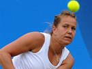 KONCENTRACE. Barbora Záhlavová-Strýcová ve finále turnaje v Birminghamu.