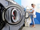V první novodobé veejné prádeln v Ostrav lze vyprat i prádlo vtích rozmr.