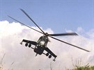 Bitevní vrtulník Mi-24 eského letectva