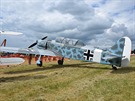 Tento výcarský cviný Pilatus P-2 si v nmeckých barvách zahrál ve filmu...