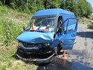 Váná dopravní nehoda mezi obcemi Petíkovice a Chvale na Trutnovsku. (9. 6....