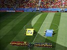JDEME NA TO Fotbalisté výcarsko a Ekvádoru nastoupili na hiti ped proídlé...