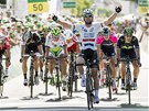 ROZHODNUTO. Mark Cavendish projídí cílem tvrté etapy závodu Kolem výcarska
