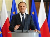 Polský premiér Donald Tusk prohlásil, že demise vlády rozhodně nepřichází v...