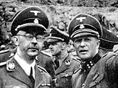 Z jihlavsk nvtvy Himmlera (vlevo) zatm fotka objevena nen. Na Vysoin...