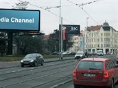 Bigboard firmy Media Channel v Praze 8