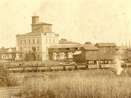 Unikátní fotografie Dolu Franti�ek v Karviné  z �ervna 1894, tedy v dob�...