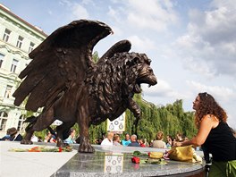 Odhalen pamtnku eskch letc na Klrov (17. ervna 2014)