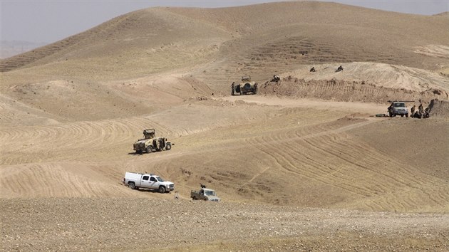 Kurdt bojovnci v provinci Dijla (18. ervna 2014)