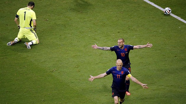 Totální euforie. Nizozemtí fotbalisté pipravili panlsku druhou nejhorí...