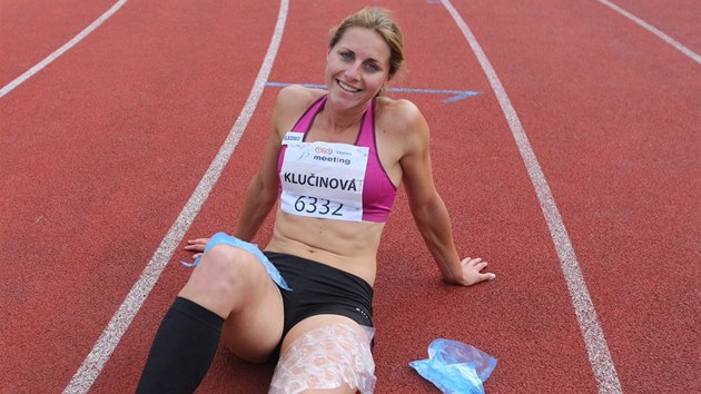 REKORDMANKA. Eliška Klučinová dokončila kladenský sedmiboj s 6460 body, čímž vylepšila vlastní český rekord.