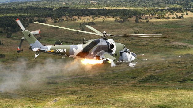 Bitevn vrtulnk Mi-24 eskho letectva