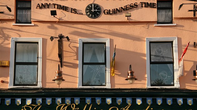Nejslavnj irsk znaka  tekut ern zlato se jmnem Guinness