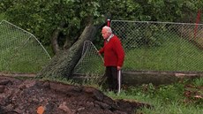 Hasii odstraovali na Vysoin kvli boukám nkolik vyvrácených strom. (11....