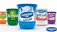 Jogurty globálního koncernu Danone.