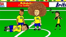 Skupina 444oons tvoří na internetu parodie na situace z fotbalového mistrovství...