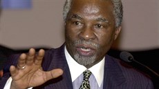 Prezident JAR, Thabo Mbeki, působil v úřadě od roku 1999 do roku 2008.
