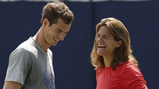 Andy Murray se se svou trenérkou Amélií Mauresovou pipravují (nejen) na...