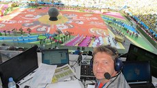 Jaromír Bosák t�sn� p�ed zahájením mistrovství sv�ta ve fotbale v Brazílii.