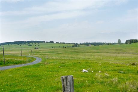 Z kiovatky nad Pebuz je krlovsk vhled do krajiny.