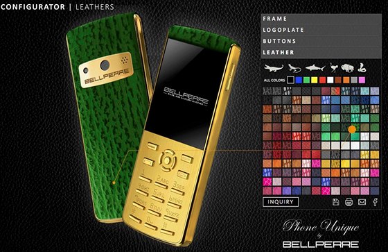 Milionáský mobil Bellperre pouívá Symbian S60