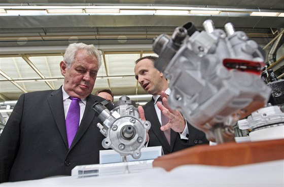 V jihlavském závodu Bosch Diesel, který si pi své letoní návtv prohlédl i prezident Milo Zeman, se vyrábjí mimo jiné vysokotlaká erpadla pro dieselové motory.